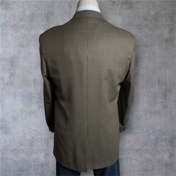 HART SCHAFFNER MARX Mens Blazer Sport Coat Two Button Jacket 44R SILK/WOOL Suits - Picture 3 of 11